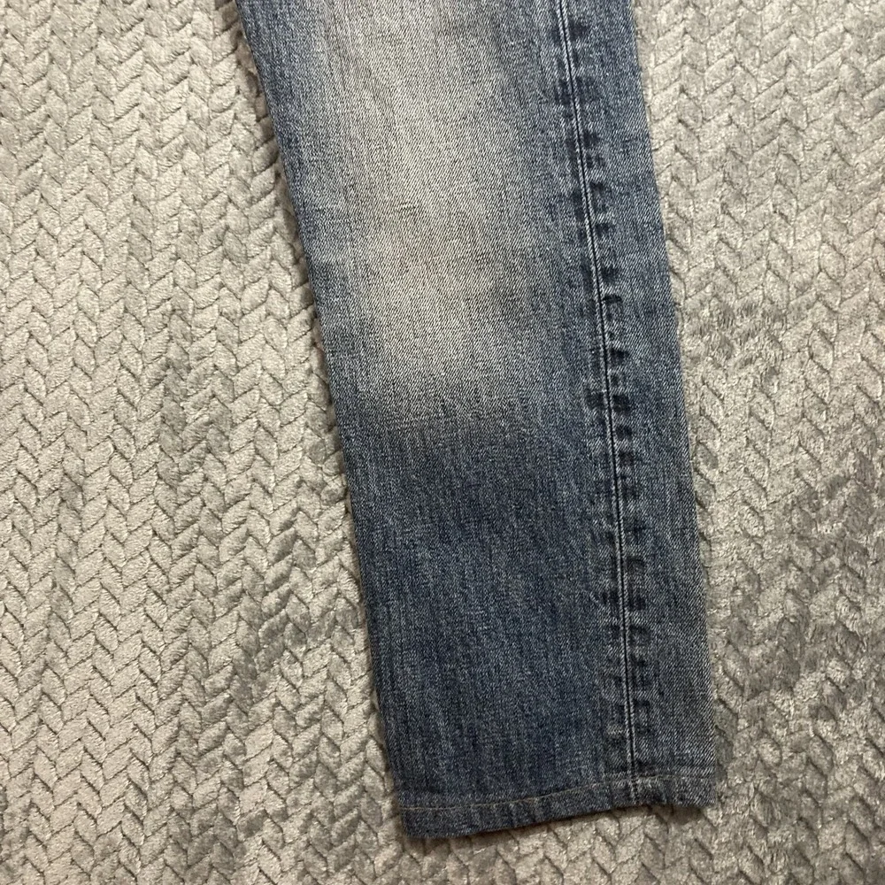 AllSaints Jeans Mens 30 Iggy Fit Blue Medium Wash Button Fly EUC